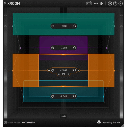 MIXROOMの操作画面