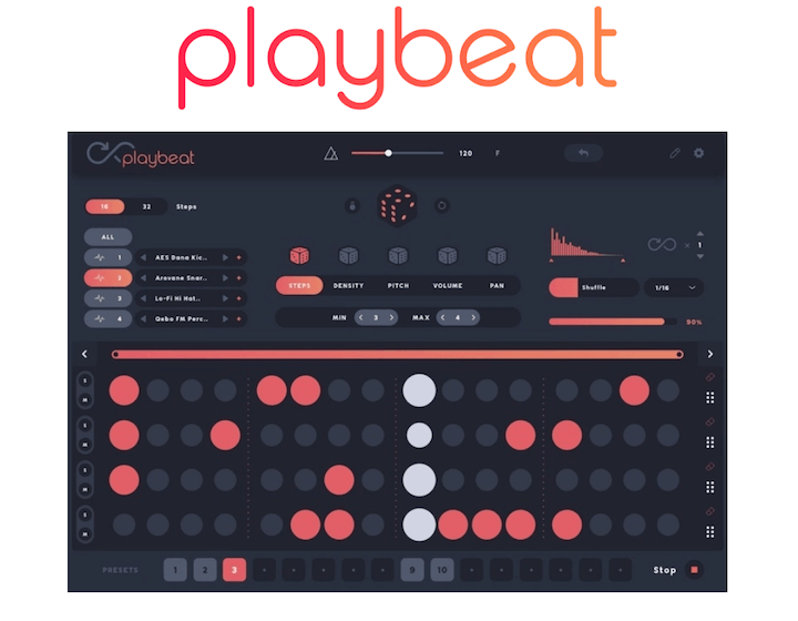 playbeat2の操作画面