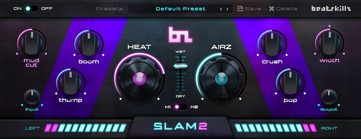 BeatSkillz「SLAM2」の操作画面