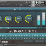 Aria Sounds「Aurora Choir」の操作画面