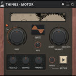 AudioThing「THINGS - MOTOR」の操作画面