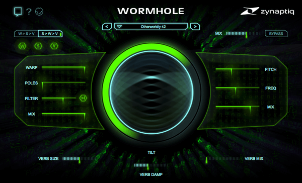 Wormholeの操作画面