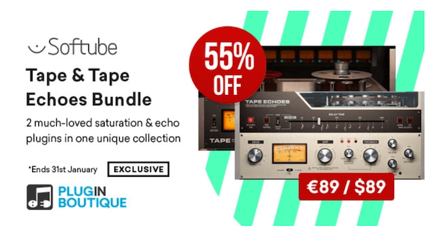 Softube「Tape & Tape Echoes Bundle Sale」