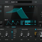 Softube「Monoment Bass」の操作画面