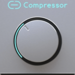 Audified社のボーカルエフェクト「VocalMint Compressor」の操作画面