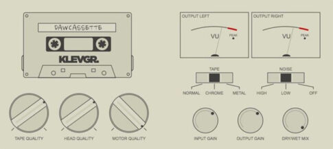 Klevgrand社のカセットテーエミュレーター　DAW CASETTE