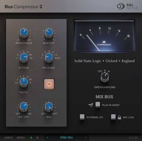 Solid State Logic社「SSL Native Bus Compressor 2」