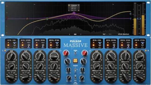 Pulsar Audio MASSIVEの操作画面