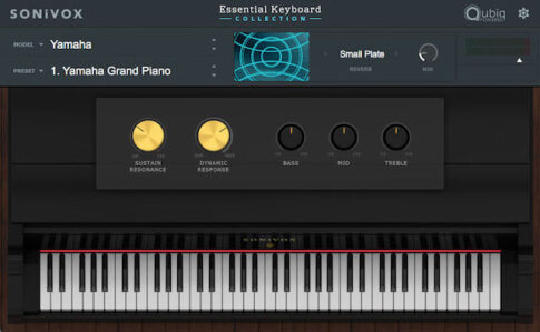 SONiVOX Essential Keyboard Collectionのインターフェース