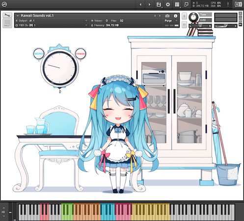 KAWAII SOUNDS VOL.1のUI画像