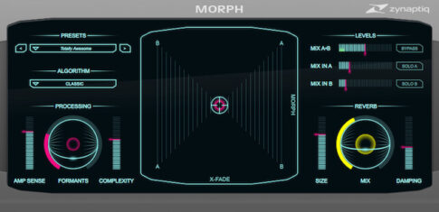 Zynaptiq Morph 2のインターフェース