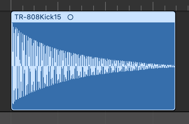 TR-808のキック波形
