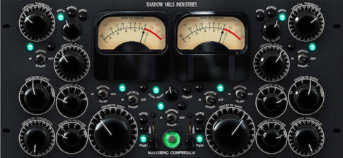 Shadow Hills Mastering Compressorの操作画面