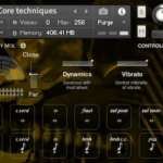 SPITFIRE STUDIO STRINGS PROFESSIONALの操作画面