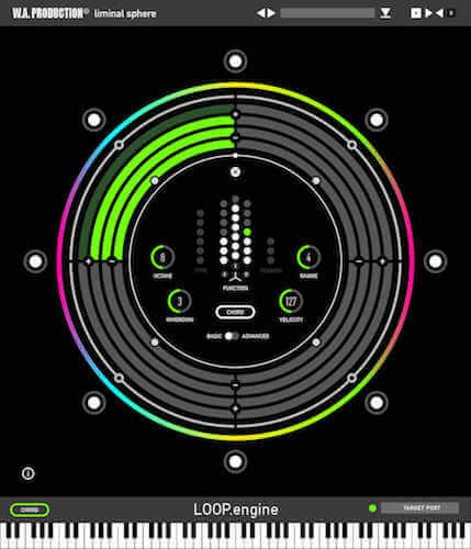 wa production Loop Engineの操作画面