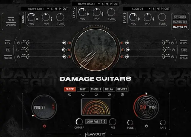 Damage Guitars UI