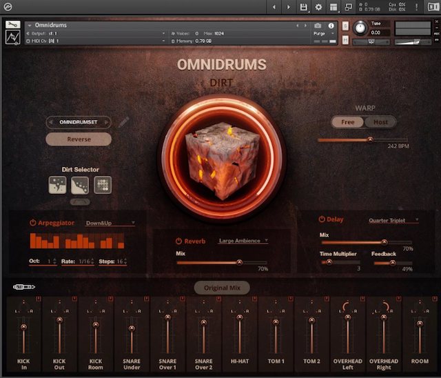 Have Audio「Omnidrums」UI