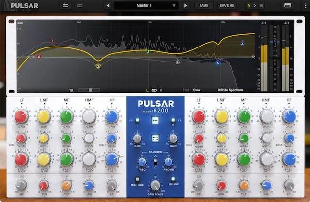 Pulsar8200の操作画面