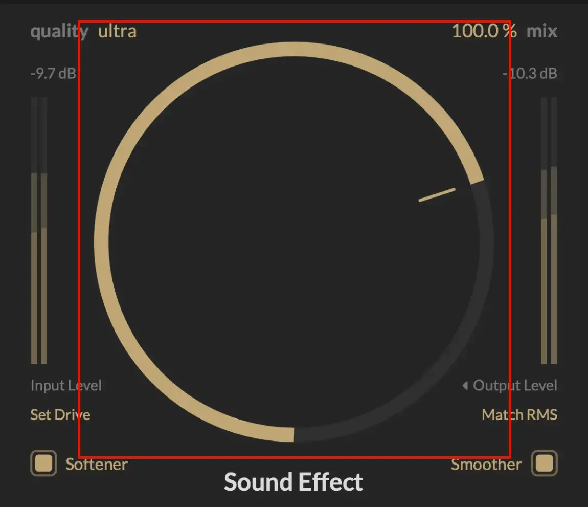 m-loudener Sound Effect Control