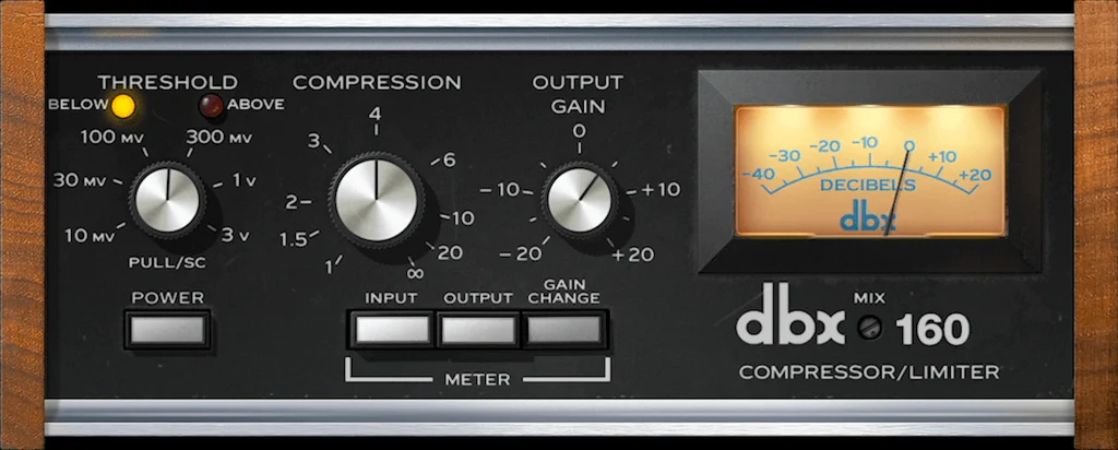 UAD dbx160 CompressorLimiter