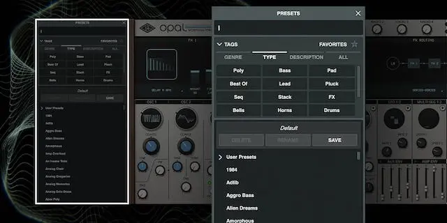 Opal Morphing Synth