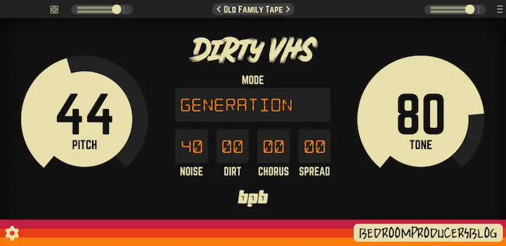 BPB Dirty VHS UI