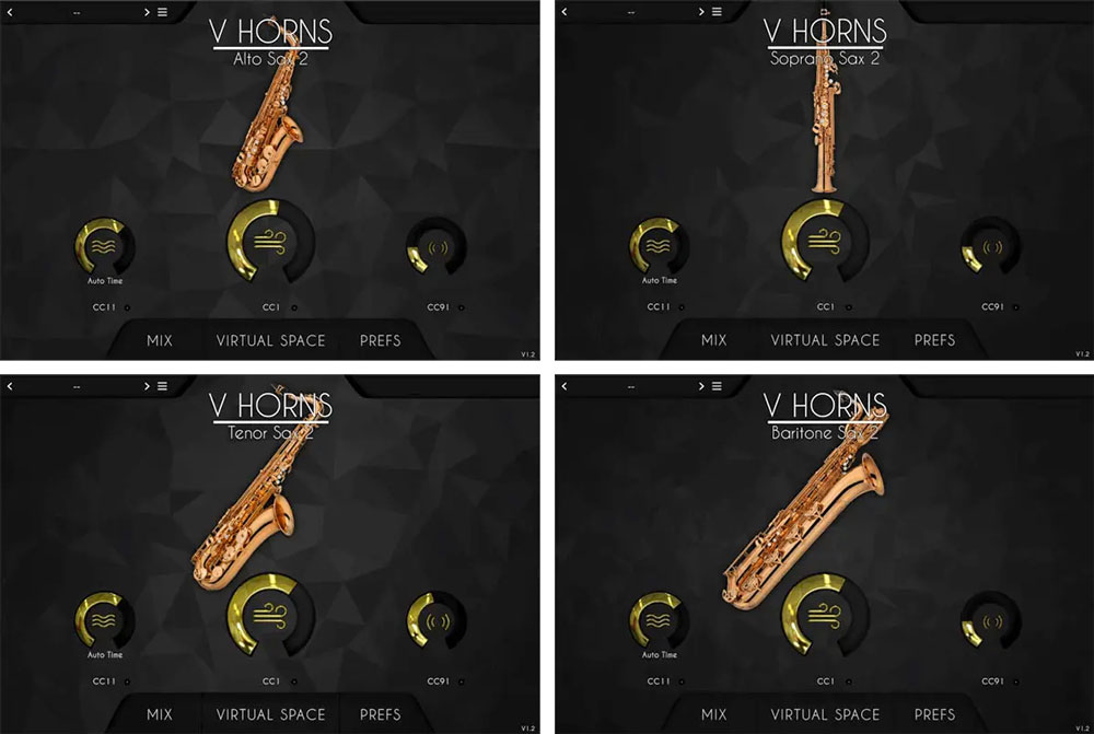 AcousticSamples -VHorns- Saxophones