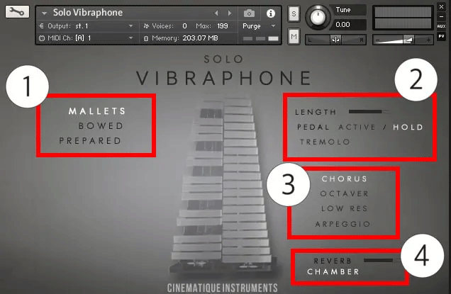 Solo Vibraphone UI