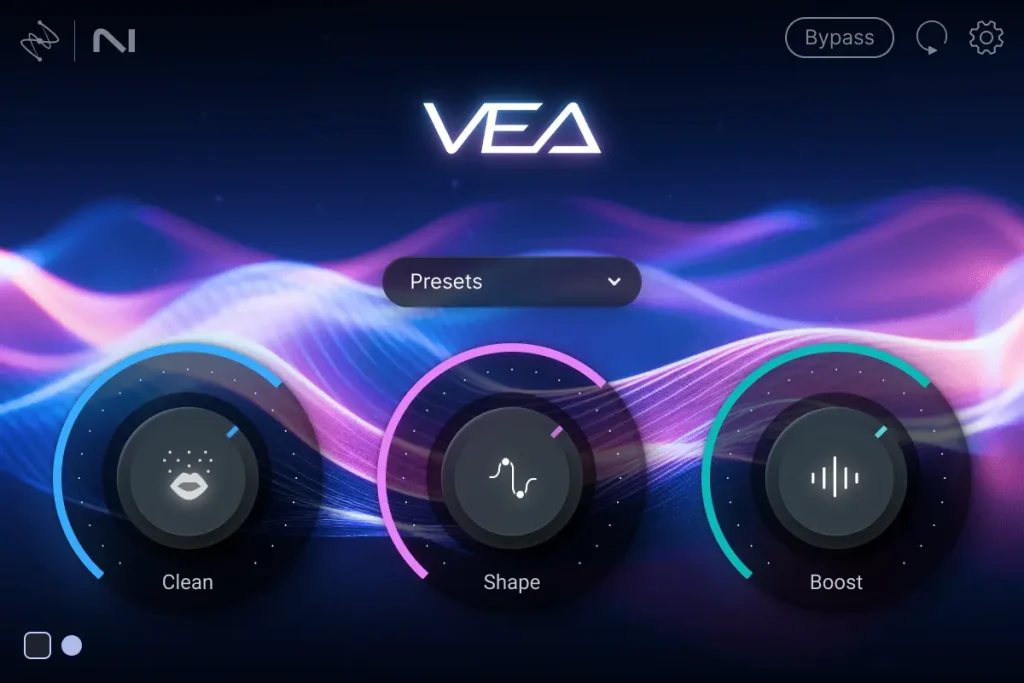 iZotope「VEA(ヴィア)」の操作画面