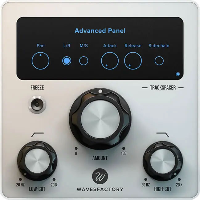 Trackspacer advanced panel