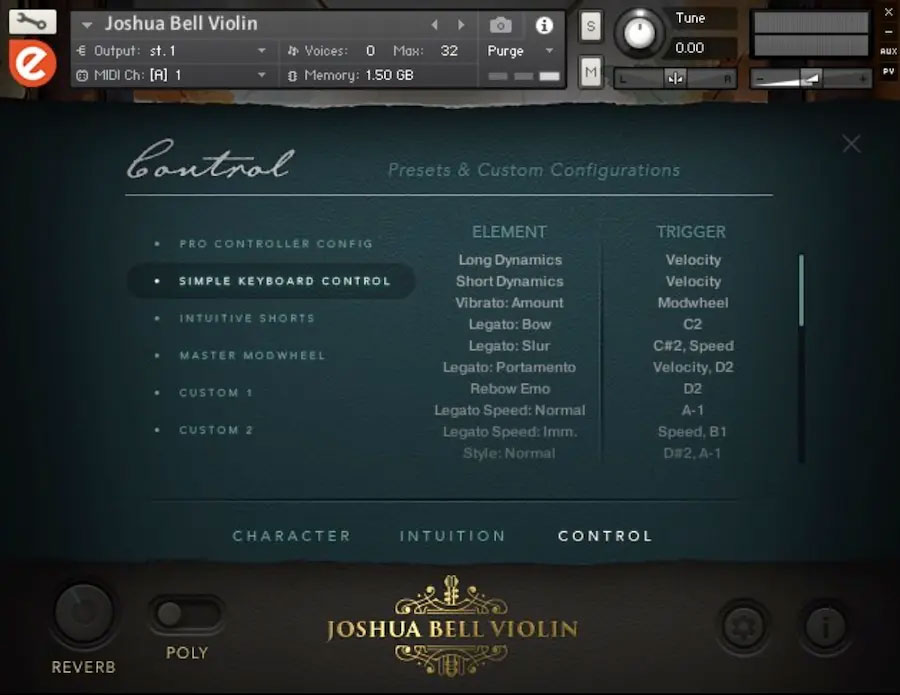 JOSHUA BELL VIOLIN