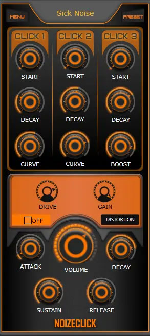 NOIZECLICK-Kick-Drum- Synthesizer