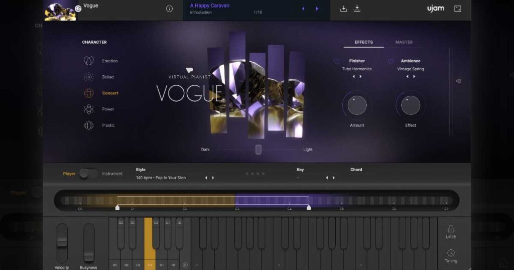 Virtual Pianist VOGUE