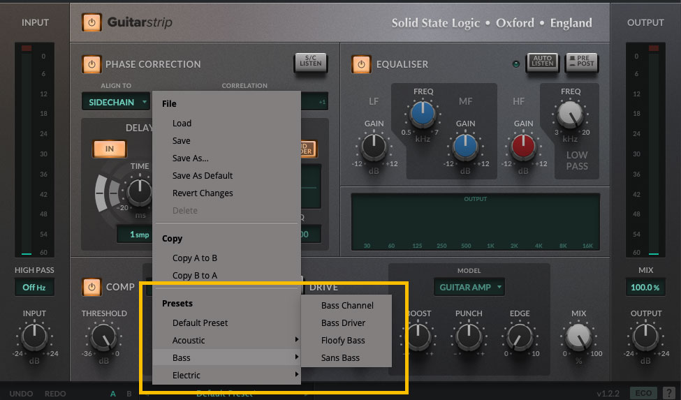 SSL-Guitarstrip