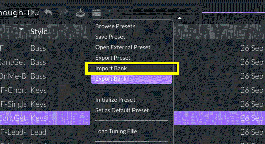 Vital-preset