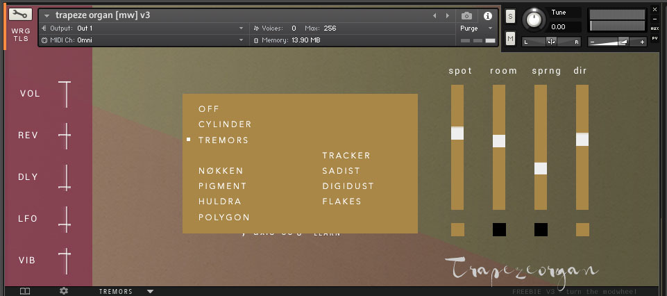 TRAPEZE-ORGAN