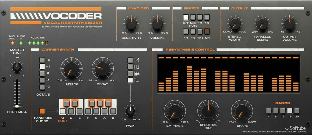 Softube-vocoder