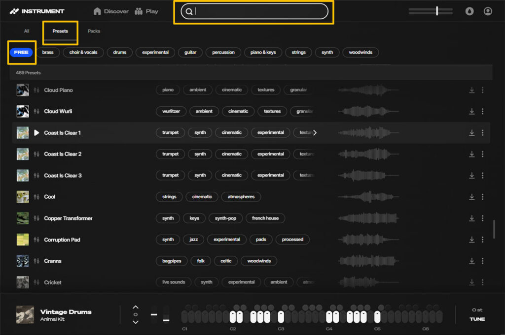 Splice-INSTRUMENT