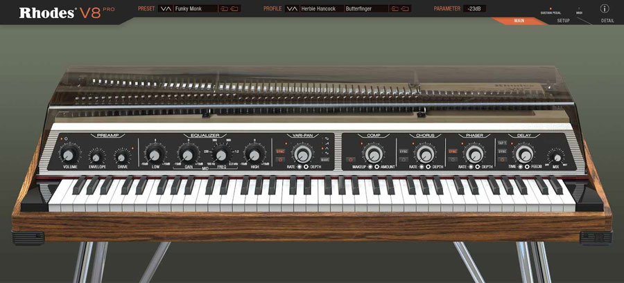 Rhodes V8 Pro Virtual Instrument