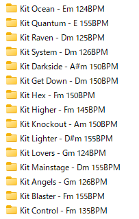 Free EDM Melody Kits