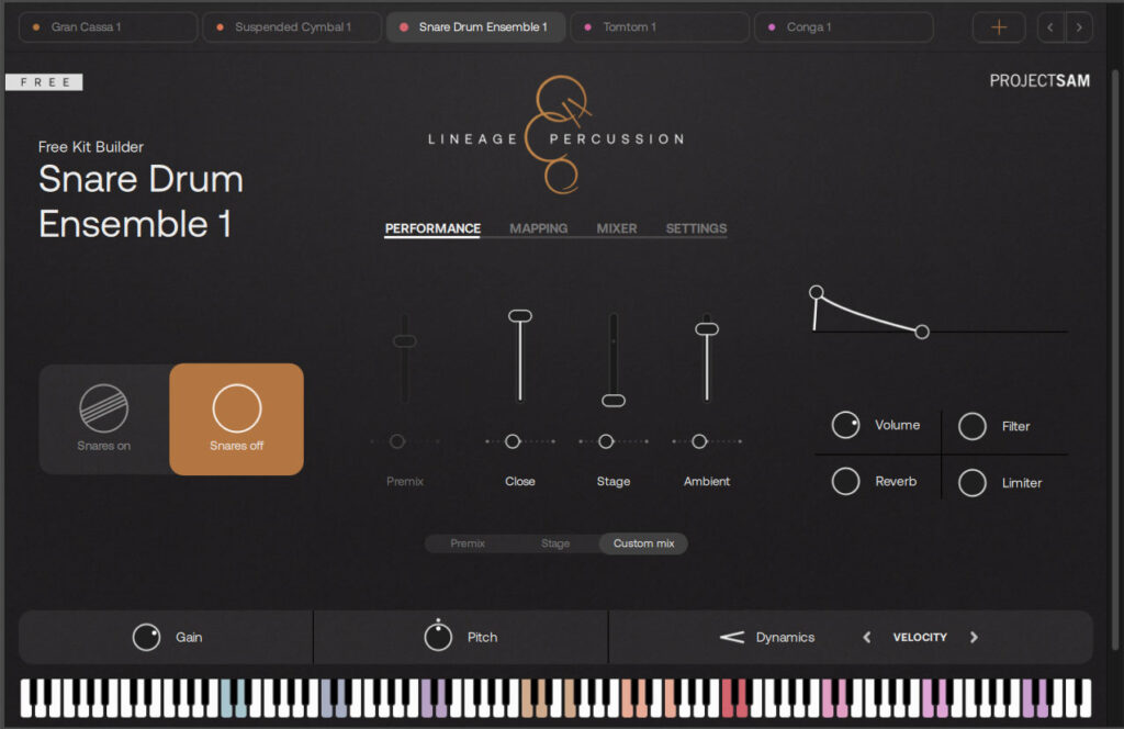 Lineage-Percussion-Free