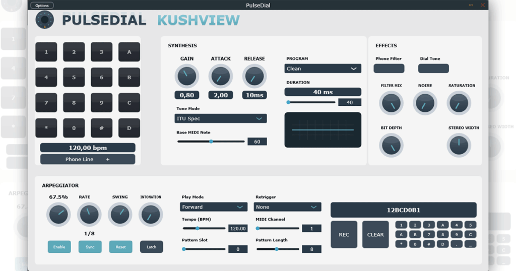 PulseDial-DTMF-Synthesizer