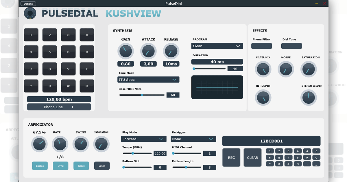 PulseDial-DTMF-Synthesizer