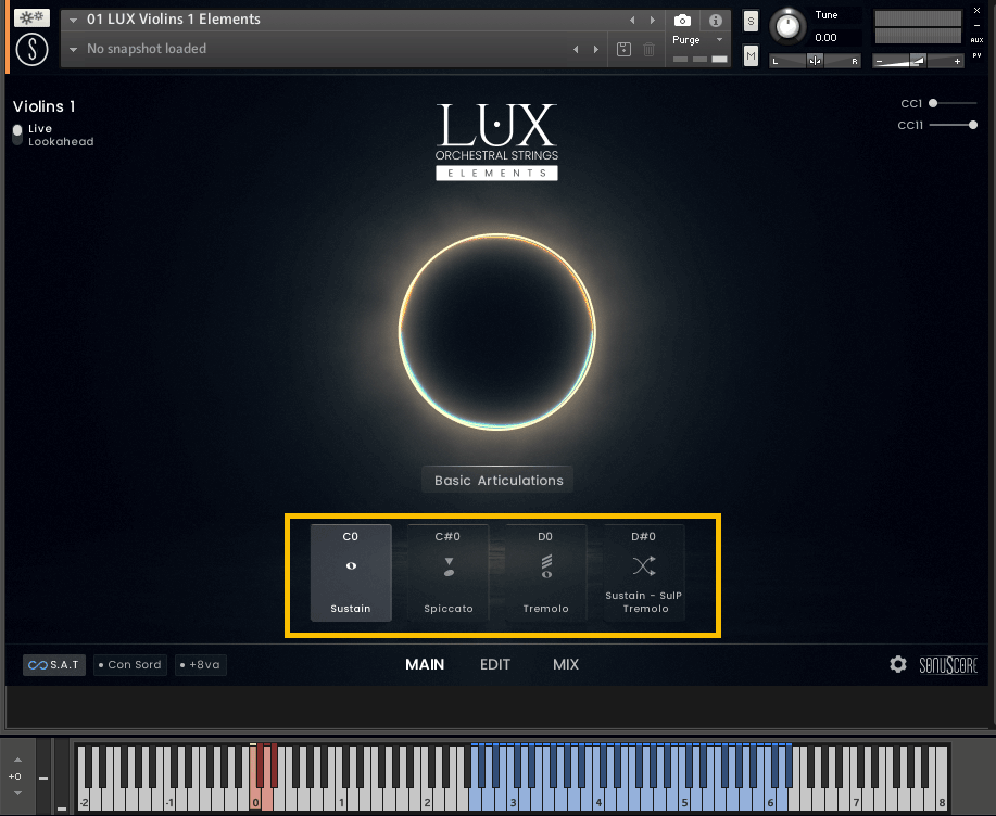 LUX Orchestral Strings Elements
