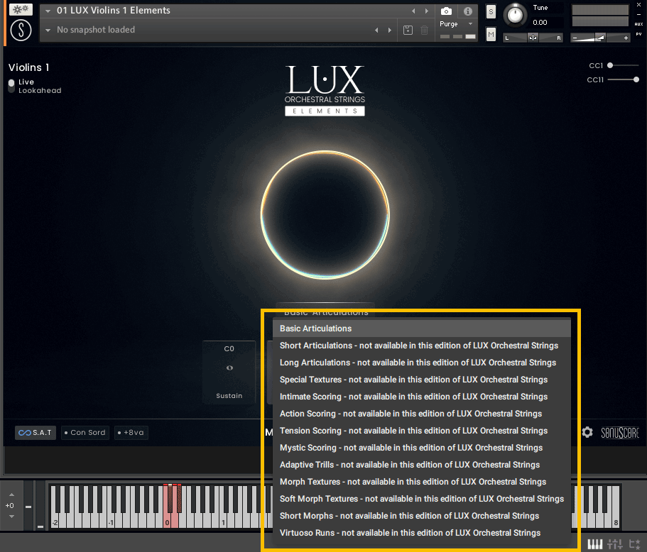 LUX Orchestral Strings Elements