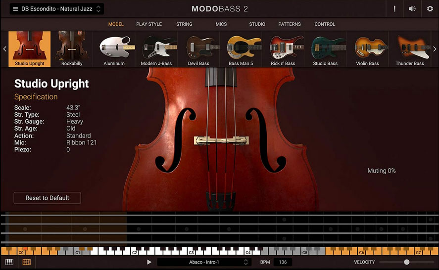 MODO BASS - Studio Upright