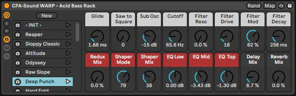 WARP Acid Bass Rack