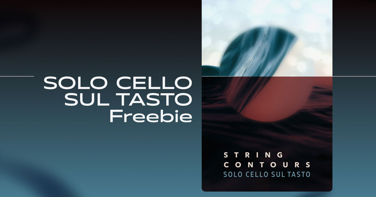 String Contours Solo Cello Sul Tasto